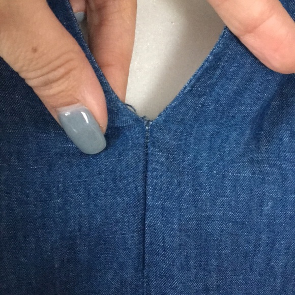 Zara Basic Denim Couture Jean Dress - Picture 6 of 6